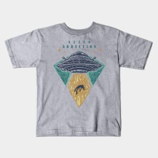 alien abduction hand drawn Kids T-Shirt